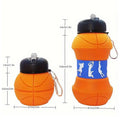 Foldable Leakproof Collapsible Water Bottle for Kids & Sports