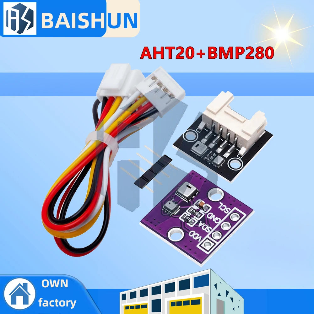 AHT20+BMP280 Precision Digital Temperature Humidity Atmospheric Zpaxo