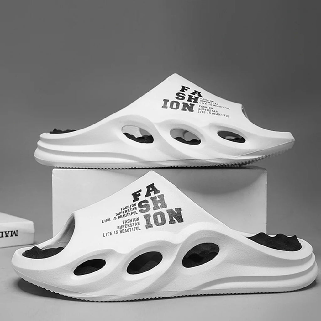 Men Fashion Massage Slippers Indoor Outdoor Sandals Beach Flip Flop