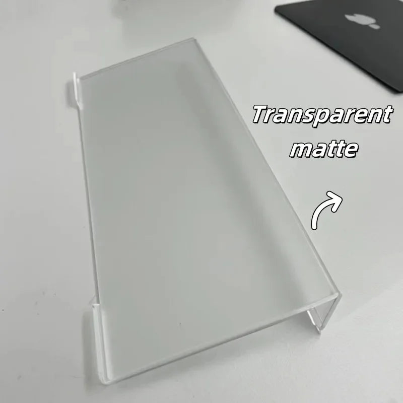 Acrylic Keyboard Stand Compact Desk Riser Mini Durable Plastic