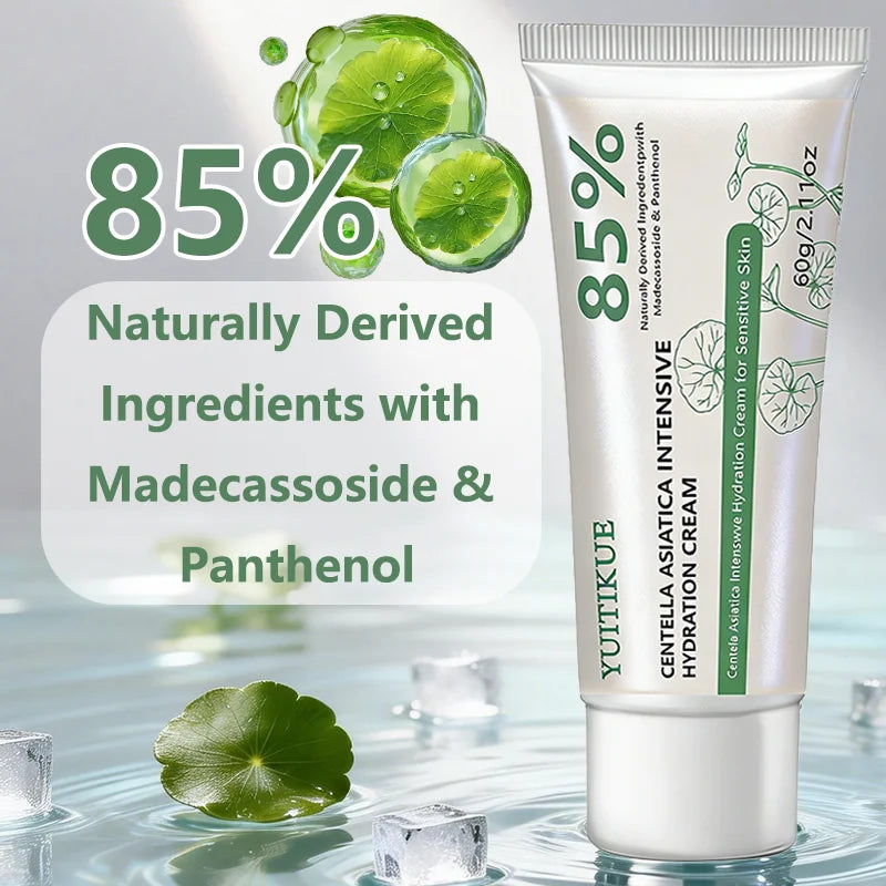 YUITIKUE Centella Asiatica Hydration Cream | Sensitive Skin 60g Face Moisturizer Cream Zpaxo