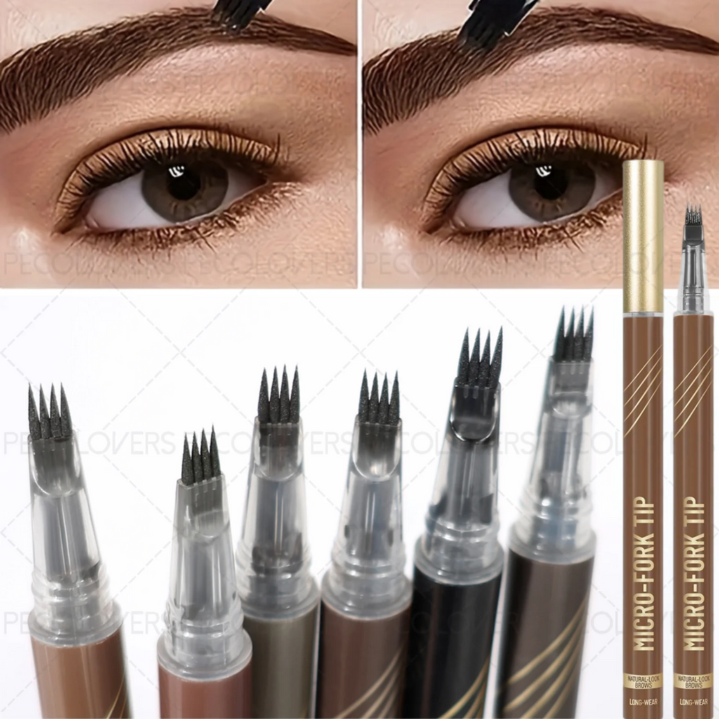 1Pc 3D Wild Eyebrow Pencil - Waterproof, Quick-Dry, Long-Lasting Brow Shaping for a Natural, Voluminous Look Zpaxo