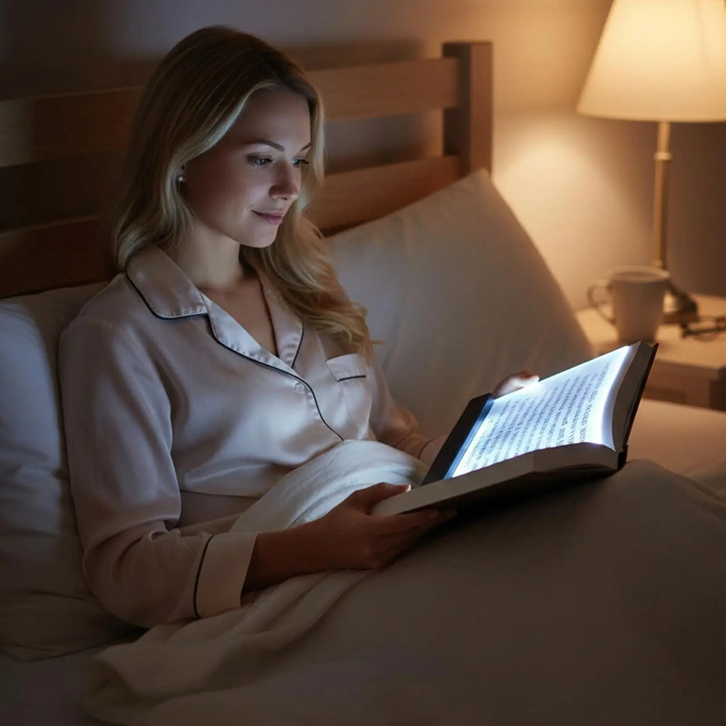 Book Reading Light Portable Page Illuminator Lights Books Bed Kids