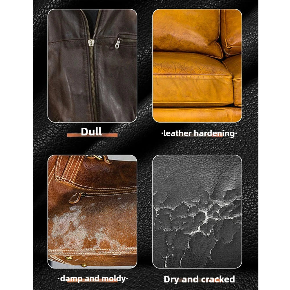 Leather Care Balm Leather Cleaning Cream Leather Care Balm Waterproof Leather Jacket Conditioner for Bags Furniture Shoes Zpaxo