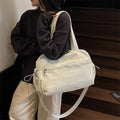 Travel luggage bag ladies' fitness bag dry wet bag ladies' carry on compartment luggage bag waterproof fitness bag Zpaxo Beige fitness bag