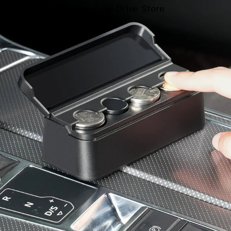 CMCar Coin Storage Box Mini Change Used Organize Coins Suitable Most