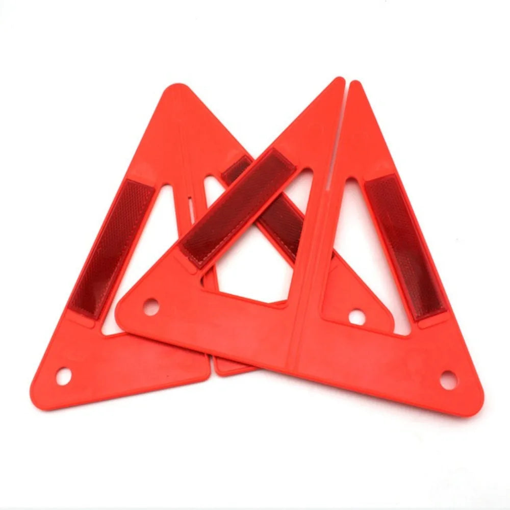 Reflective Car Emergency Warning Triangle Safety Cars Stop Sign Stand Zpaxo