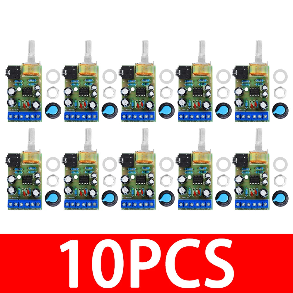 TDA2822M 2 0 Dual-channel Amplifier Module AUX-Compatible Stereo Zpaxo 10PCS