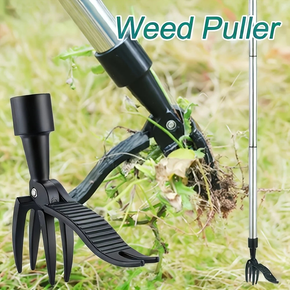 Heavy-duty Metal Vertical Weed Remover Lawns Gardens Flower Beds