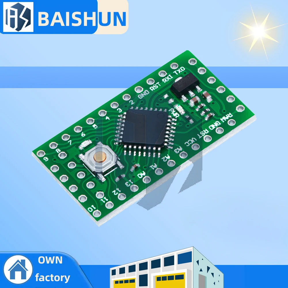 Arduino-compatible LGT8F328P Development Board 3 3V 5V LQFP32 MiniEVB Zpaxo