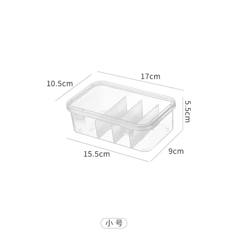 Data Cable Organizer Transparent Case Classification Dustproof Card