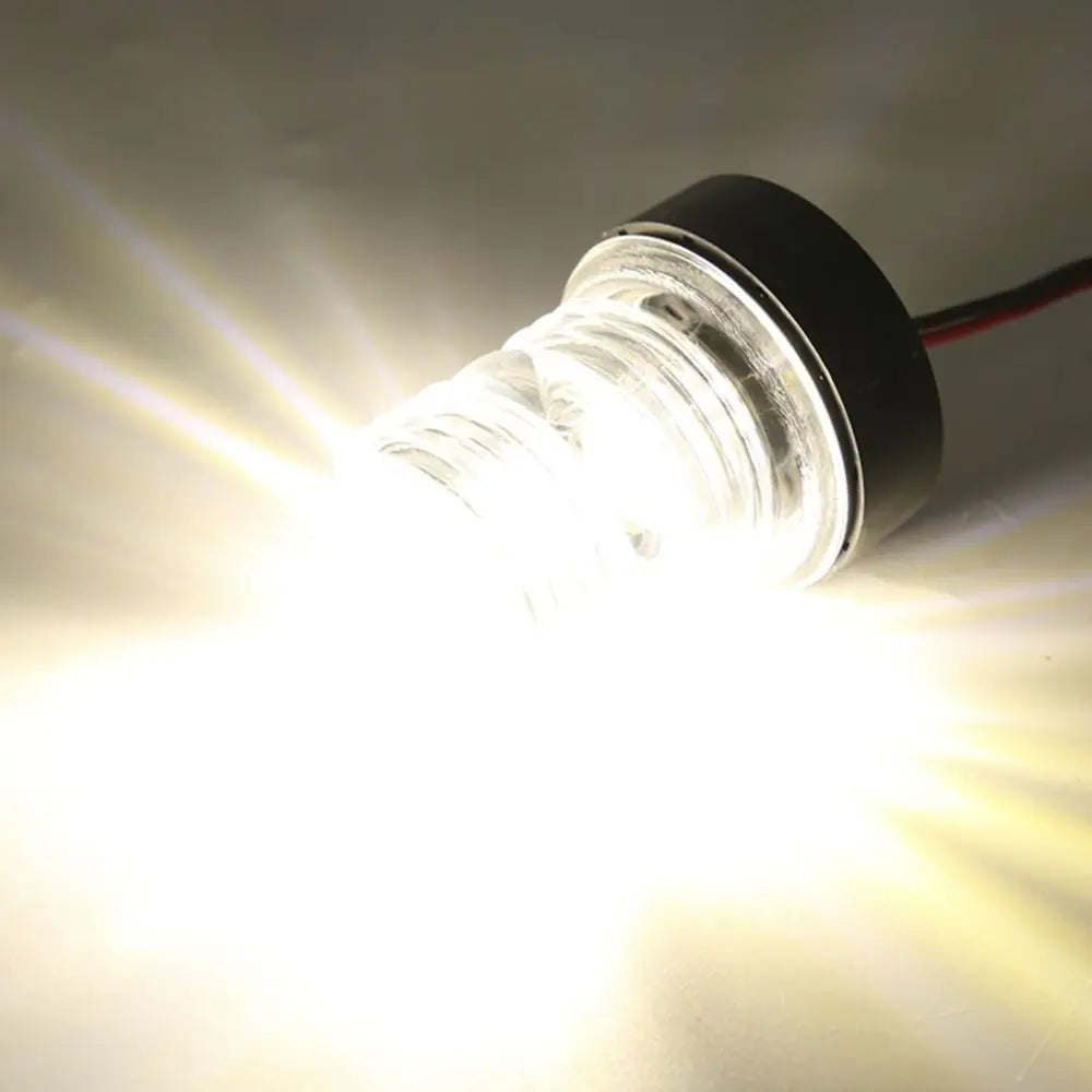 White LED LED Navigation Light All-Round Light 360 Degree Sailing Signal Light Fold Down Waterproof Yacht Lamp For Yacht Zpaxo
