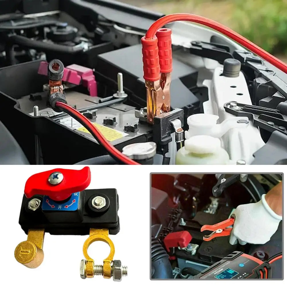 Car Battery Cut Off Disconnect Switch Isolator 12V/24V Battery Disconnect Switch Zpaxo
