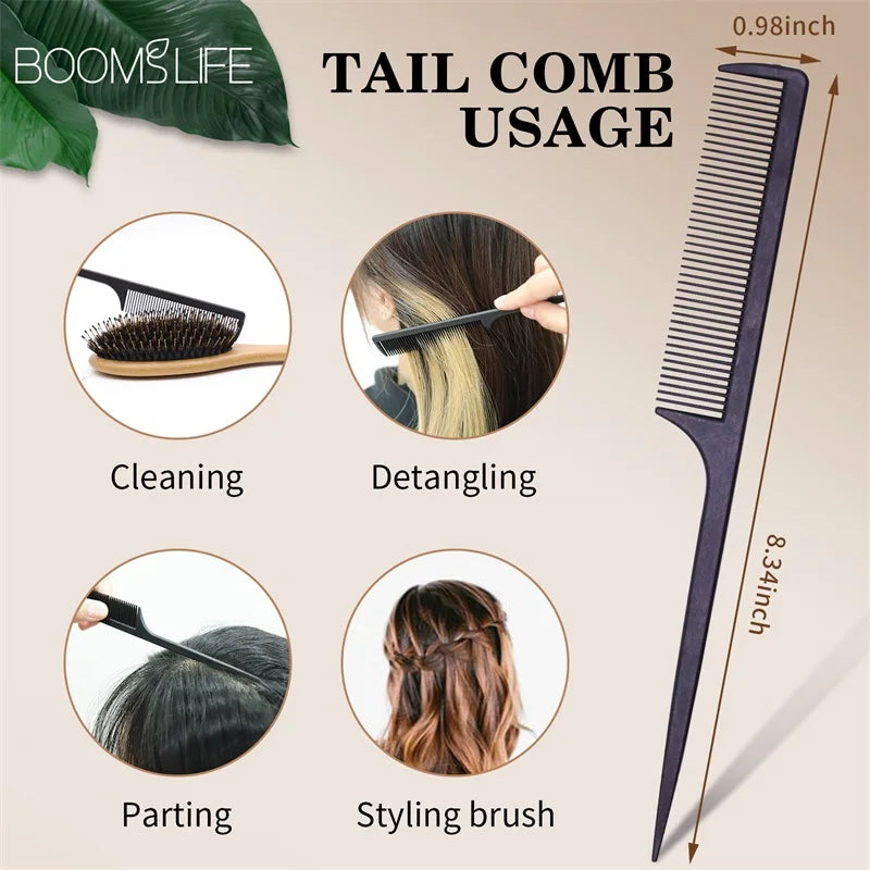 Custom Boar Bristle Hair Brush Women Hair Anti-Static Scalp Massage Comb Wood Hair Brush for Curly Thick Long Hair Detangler Zpaxo
