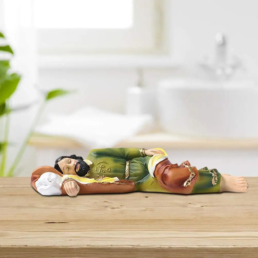 Saint Joseph Sleeping Statue Resin Figurine Catholic Christian Yard Zpaxo Default Title