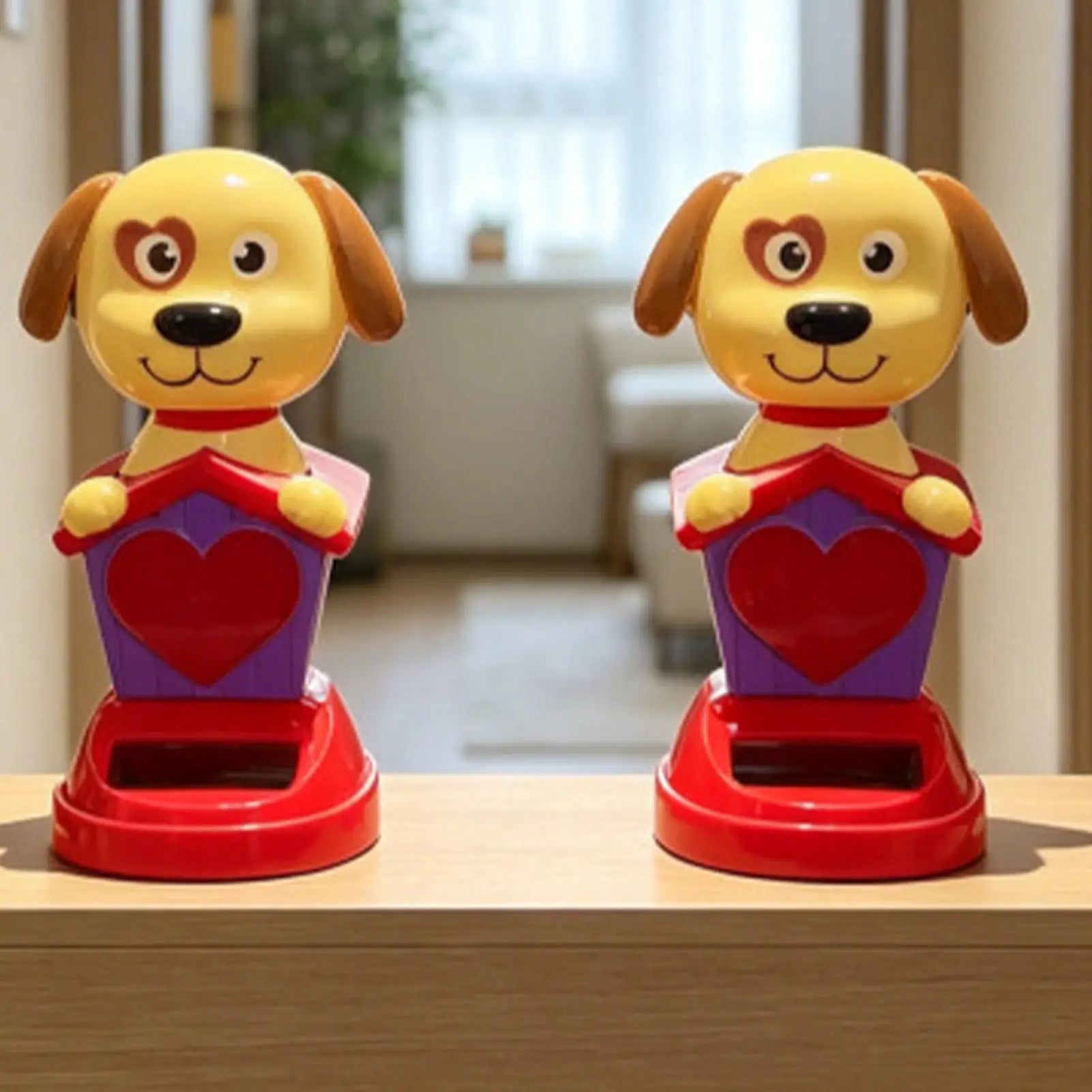 Solar Dashboard Dog Figurine – Swaying Car Decor Ornament Dashboard Car Ornament Zpaxo