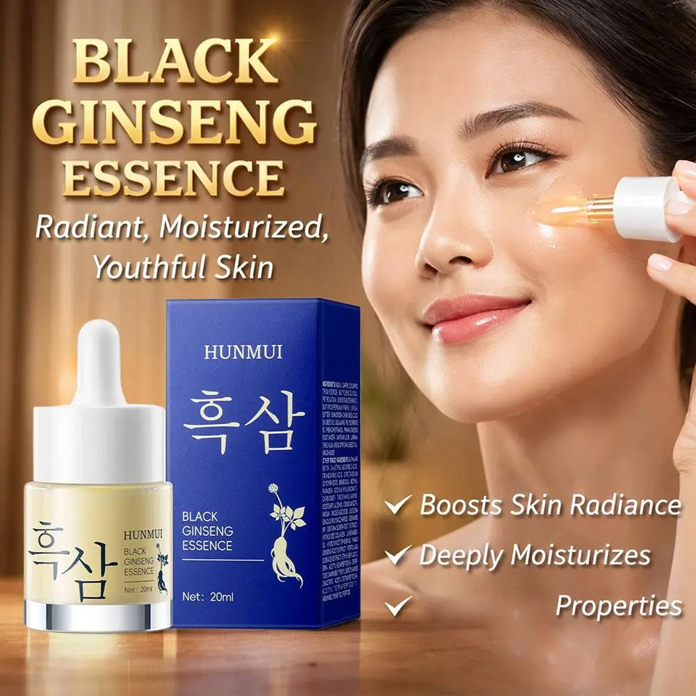Black Ginseng Essence Natural Collagen Rejuvenation Moisturizing Facial Serum Skin Care Makeup 1pcs Zpaxo