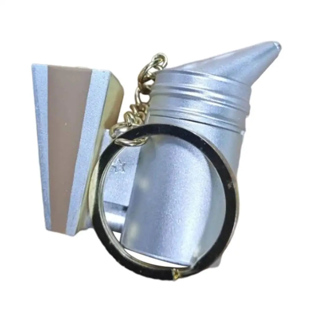 Beekeeping Smoke Keychain Silver Durable Bee Hive Tool LED Light Beekeeping Accessories for Starter Supplies Zpaxo Silver