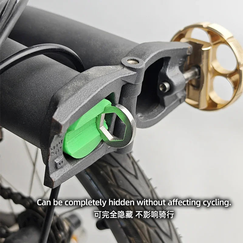 Mini Bicycle Mounting Repair Tool Box Bicycle Hidden Repair Tools Outfit For Brompton Magnet Frame Inner Storage Bag Accessories Zpaxo