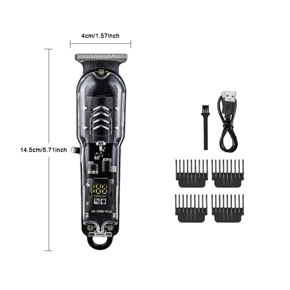 2026 Wireless Charging Hair Clipper Professional Scissors Electric