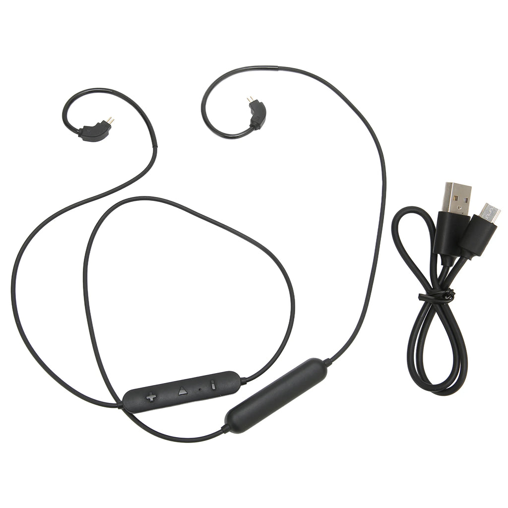Earphone BT Cable Ergonomic Design Volume Control OFC Earbuds Upgrade