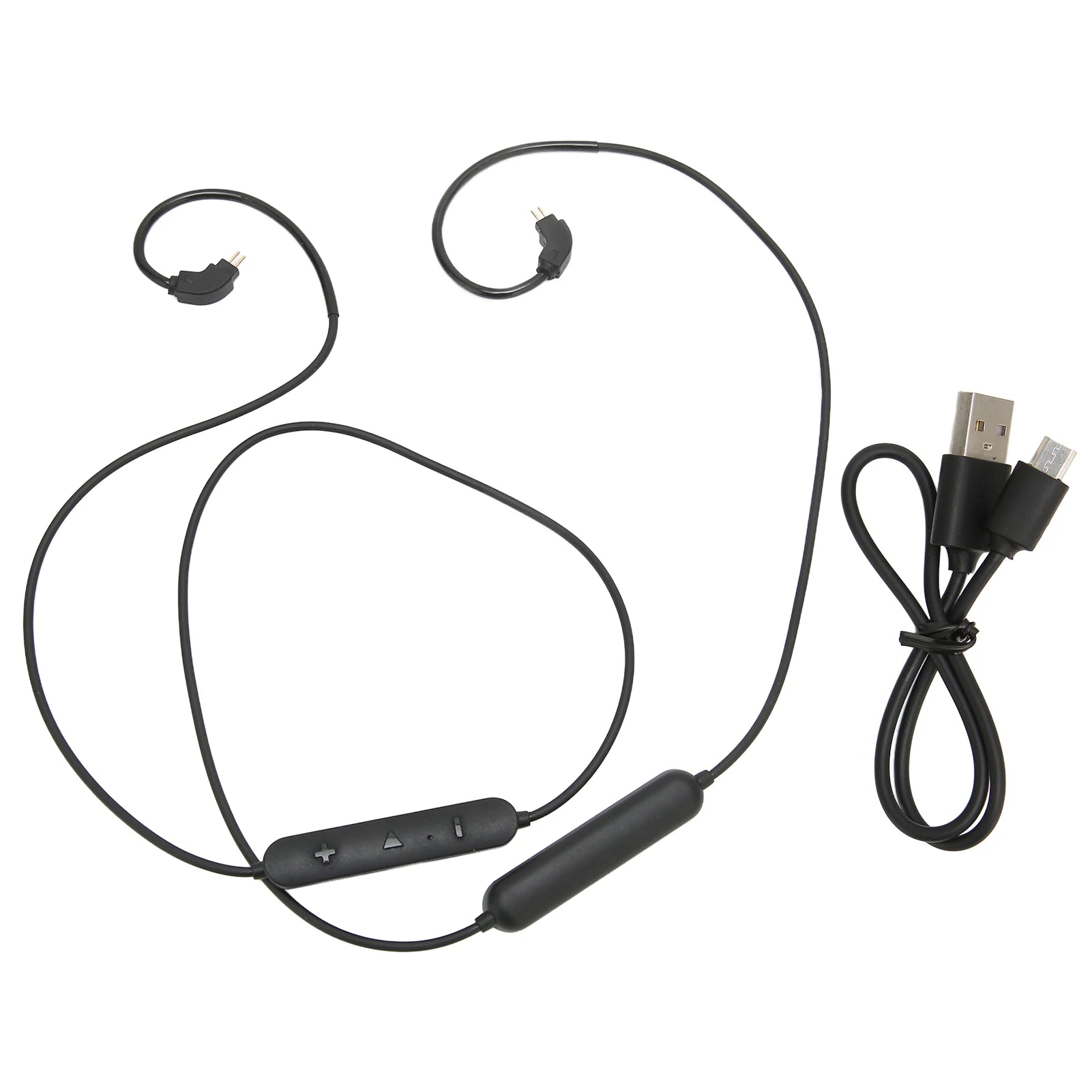 Earphone BT Cable Ergonomic Design Volume Control OFC Earbuds Upgrade