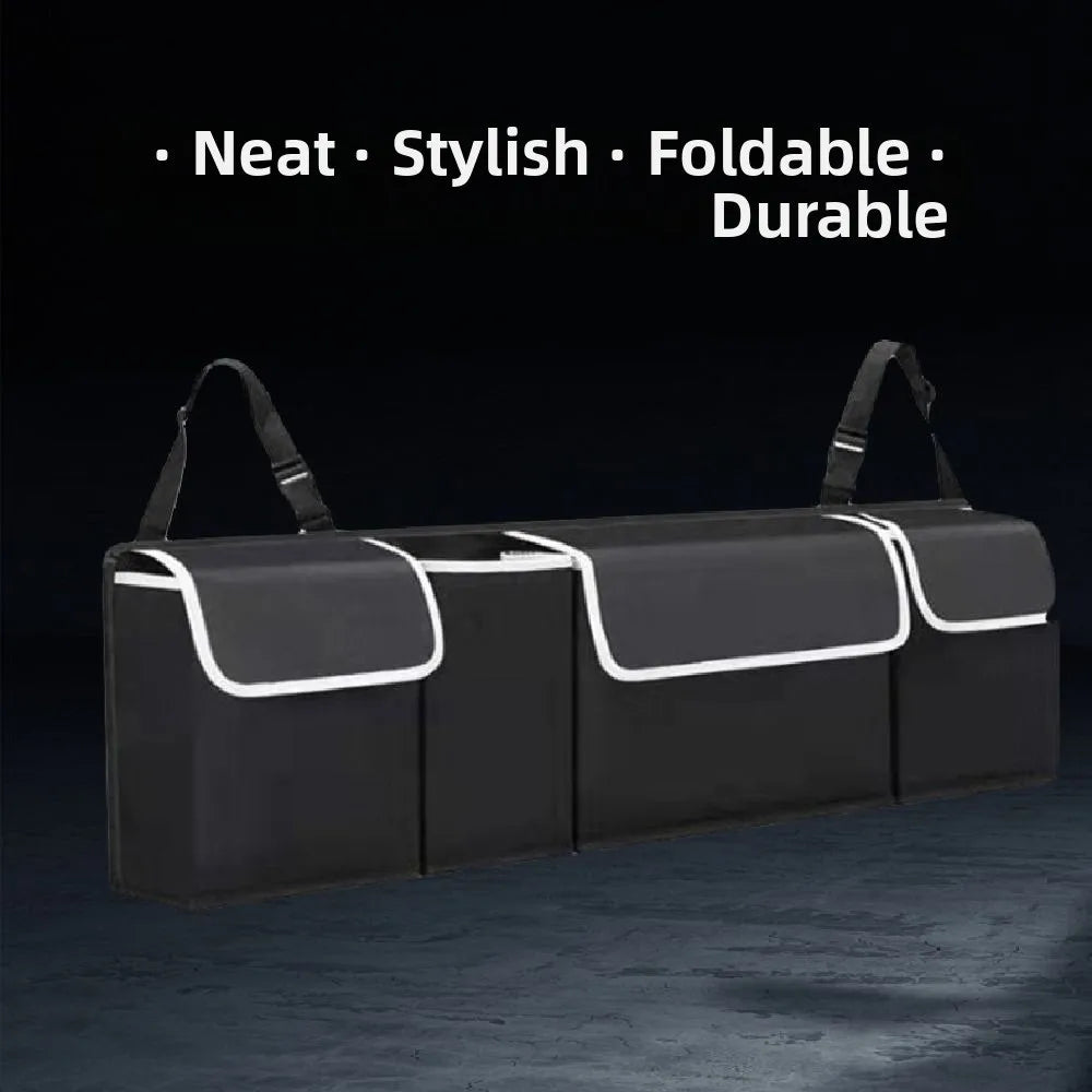 Car Trunk Hanging Storage Bag Large Capacity Backseat Storage Pocket Multi-pocket Car Seat Back Organizers Zpaxo