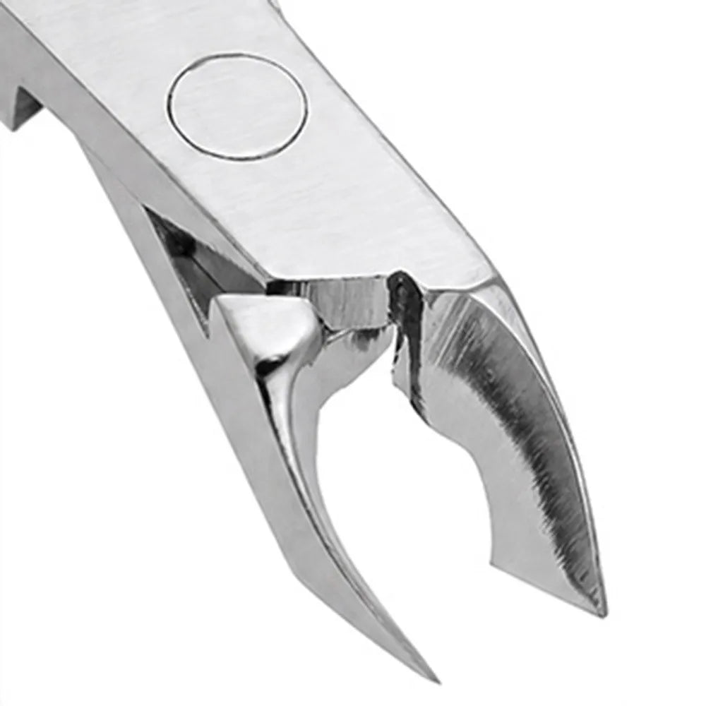 Nail Cutter Stainless Steel Toe Nail Clippers Gold Angled Toenail Trimmer Anti-Corrosion Heavy Duty Nail Nipper Nail Care Zpaxo