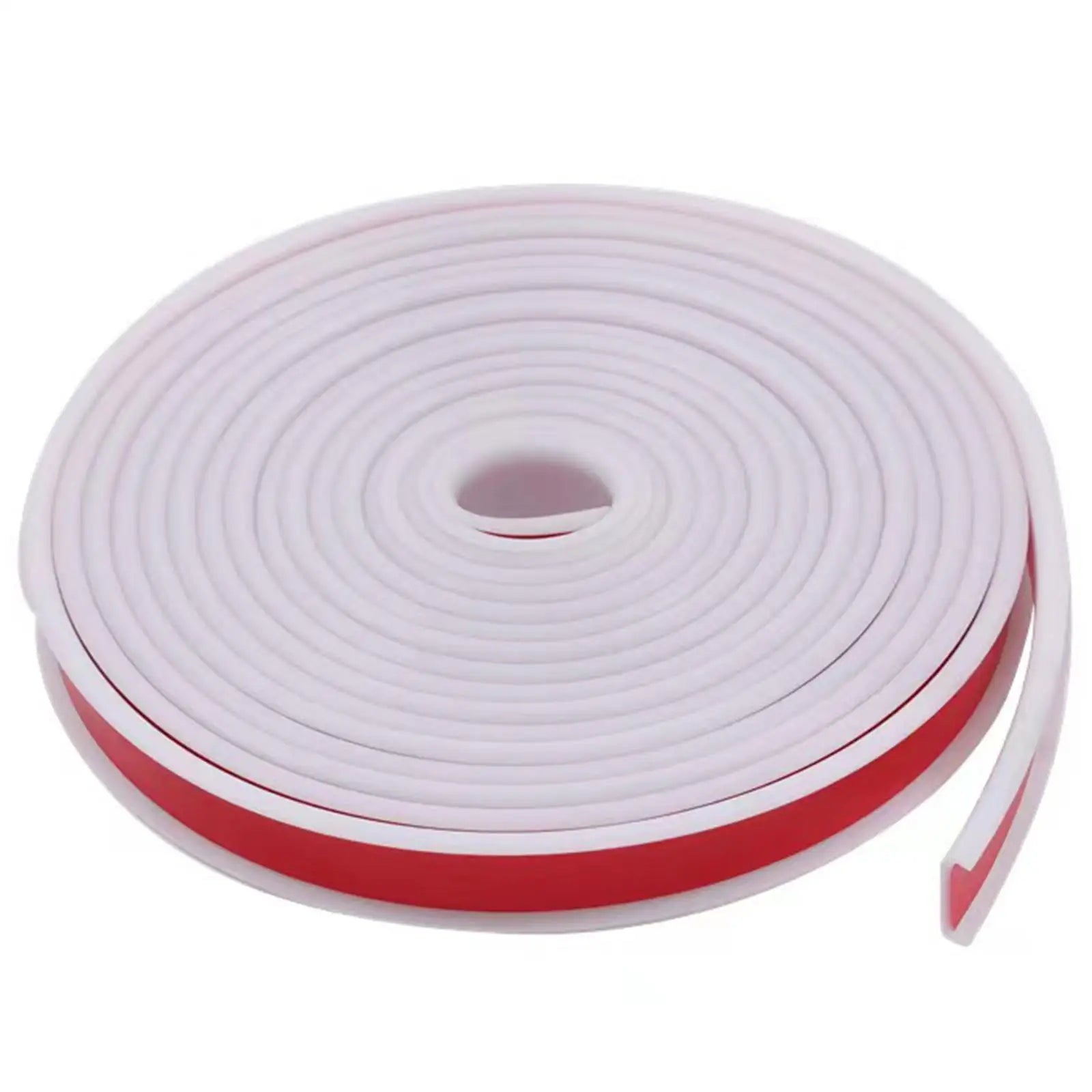 U Shape Edge Banding 18mm Self Adhesive Veneer Edging Furniture Edge Protector for Tables Hardboard DIY Boards Cabinet Repair Zpaxo WHITE