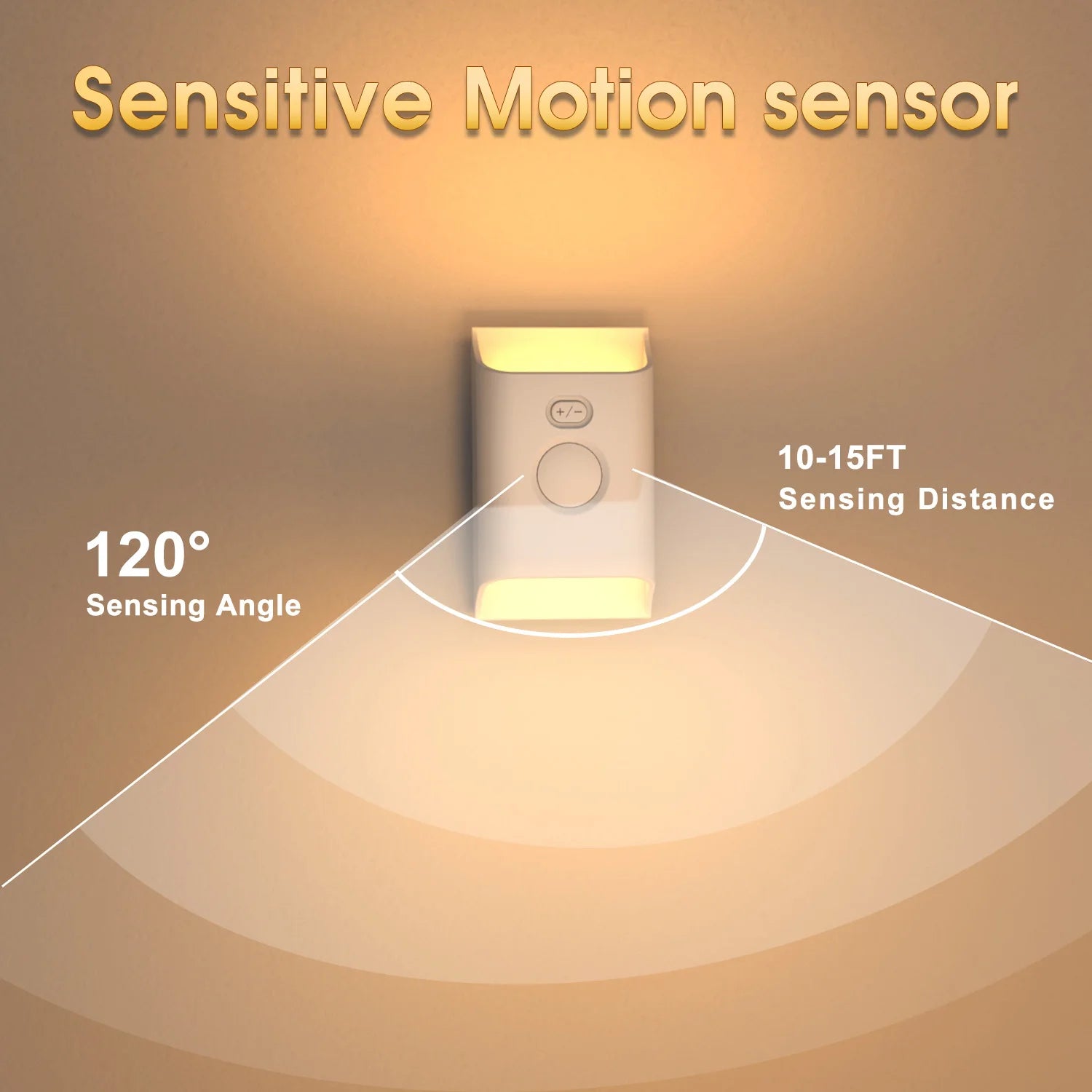 LED USB Rechargeable Wall Lamp Up Down Light PIR Motion Sensor Step Light Indoor Night Lamp for House Decor Exterior Patio Porch Zpaxo