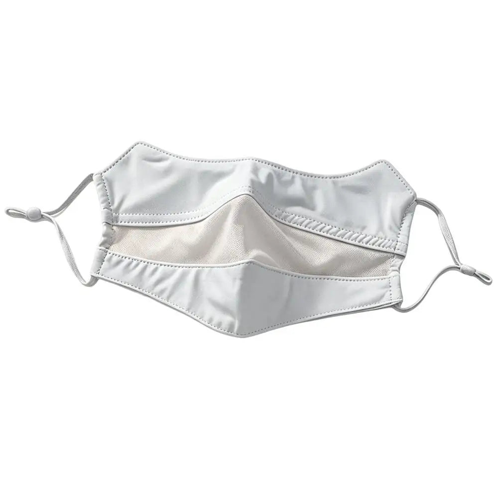 Ice Silk UV Face Mask UPF 50 – Cooling Sun Cover for Sports UV Cooling Face Mask Zpaxo Gray