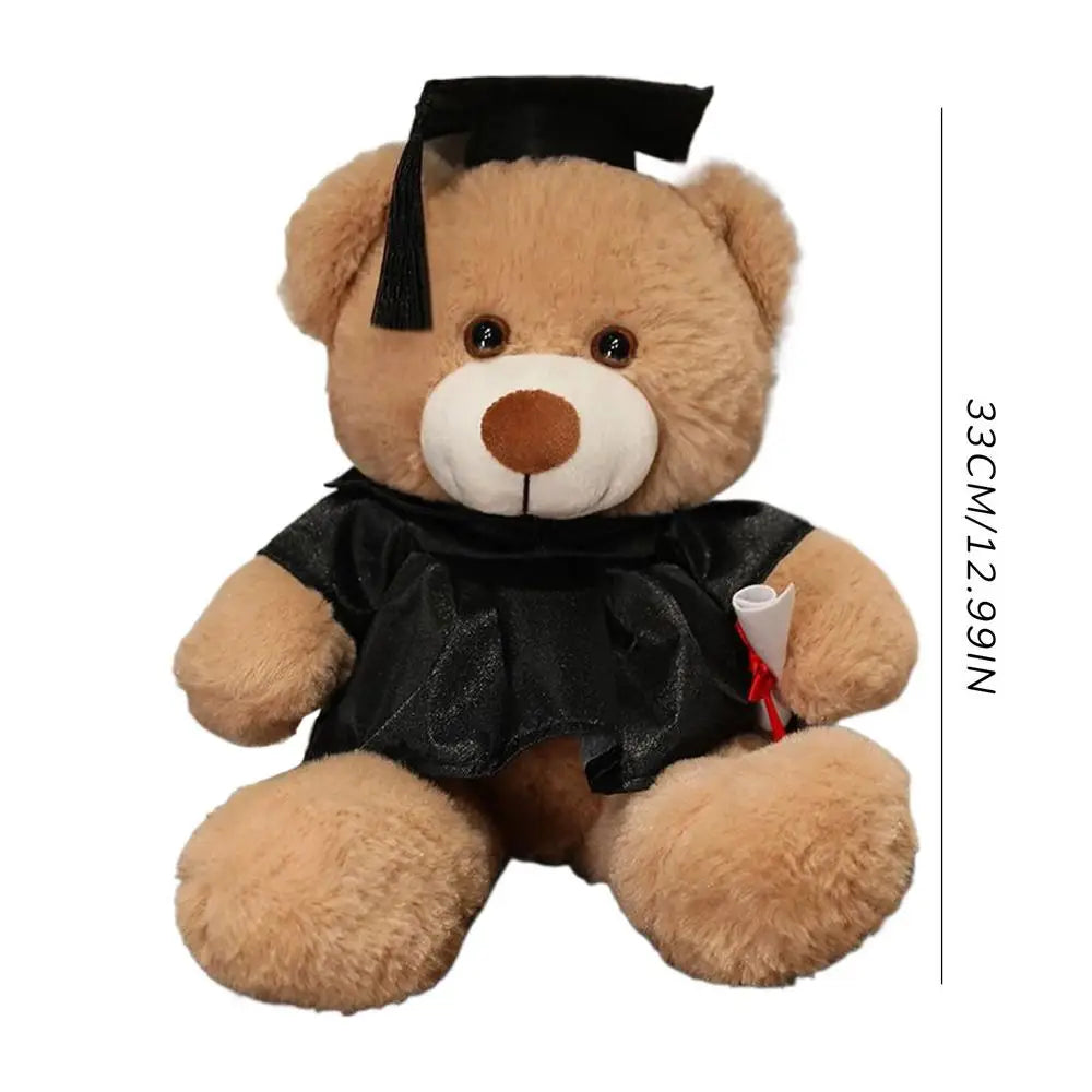Bear With Graduation Hat Toys Stuffed Toy Doll With Hat Soft Plush Pillows Portable Comfortable Toy For Family Friends Children Zpaxo 06 United States
