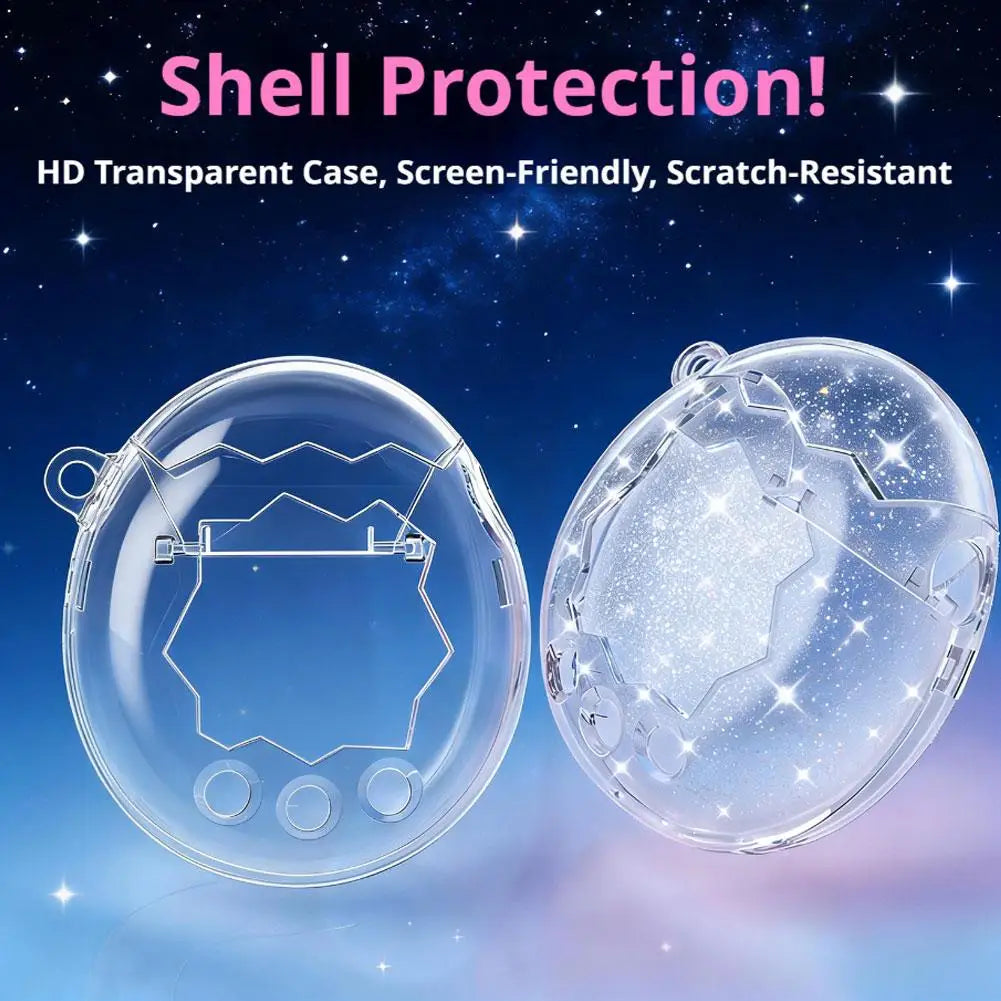 Transparent Protective Case for Tamagotchi Paradise | PC Shell Game Console Case Zpaxo