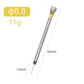 Watch, glasses, toy repair screwdriver, non-magnetic flat-head mini screwdriver, disassembly and installation screws Zpaxo 0.8mm