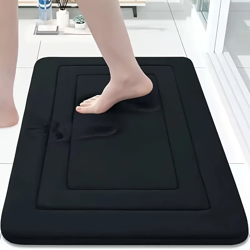 Plush Water-absorbent Soft Floor Mat/Suitable for Multiple Scenarios/Including Bathrooms, Bedrooms, and Living Rooms Zpaxo