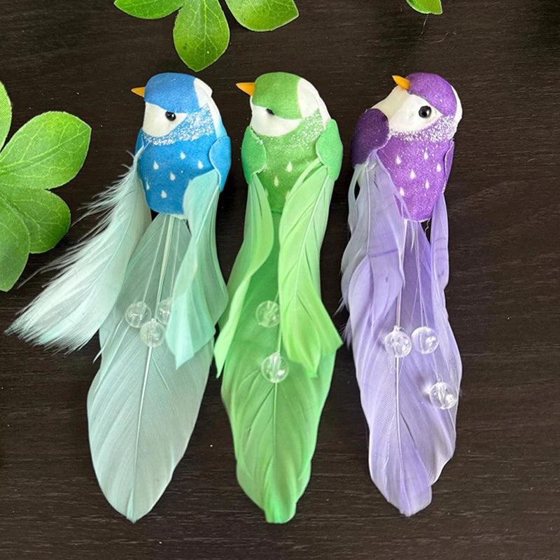 One-pack Artificial Foam Feathered Birds DIY Crafts Party Decor Zpaxo