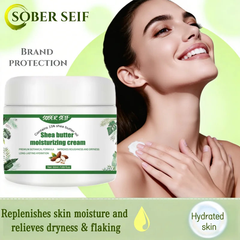 Daily Travel Use Body Lotion 72H Deep Moisturizer Shea Butter Hyaluronic Acid Ceramide Valentine Gift Nourishing Skin Care Zpaxo