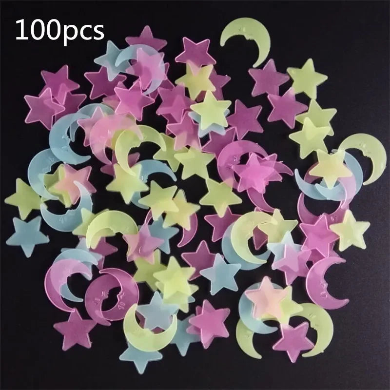 Bag Glow Dark Toys Luminous Star Stickers House Bedroom Decor