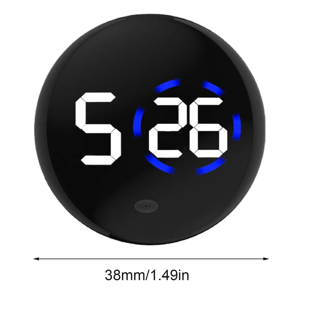 Stick on Clock for Car Dashboard Digital Display Cooking Timer Waterproof Stick on Car Clock Truck Dashboard Air Vent Truck Zpaxo