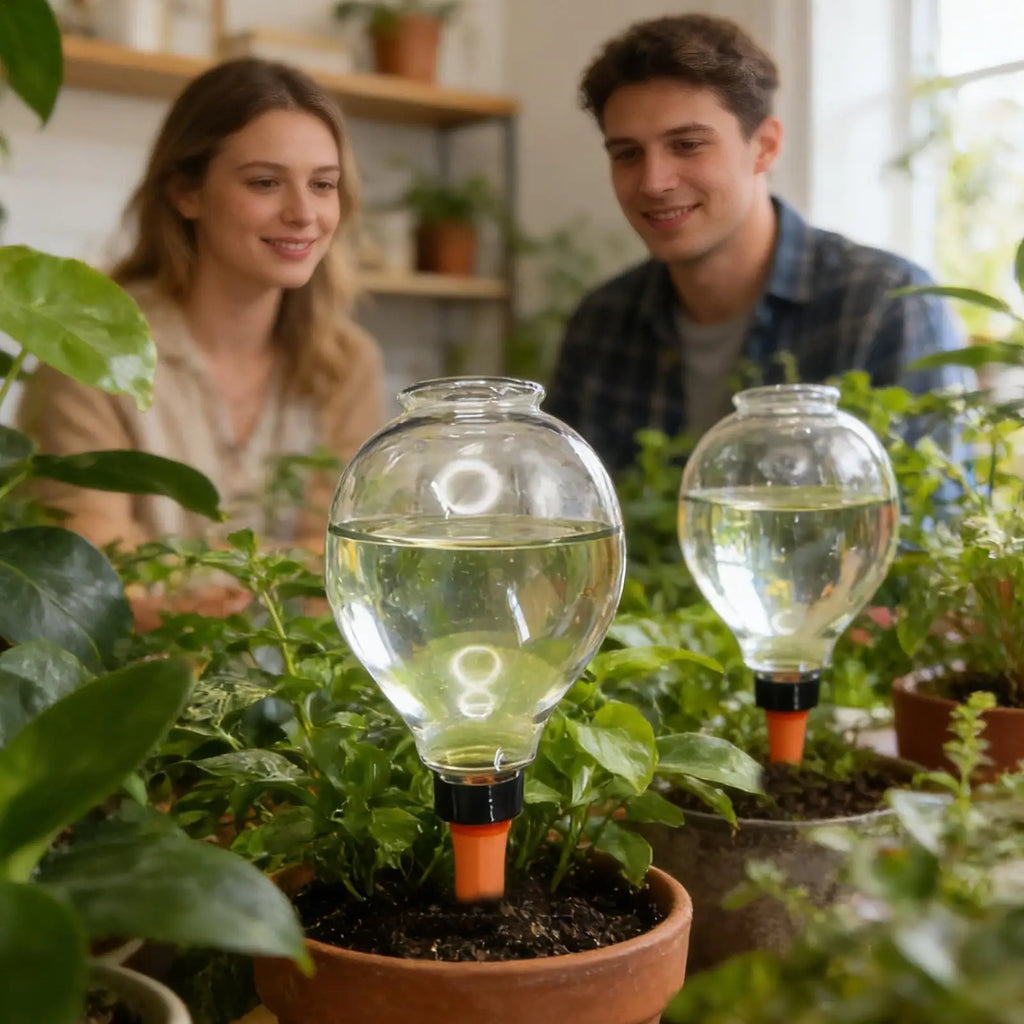 Watering Globes for Indoor Plants Slow Release Irrigation Spikes Watering Bulbs for Indoor Plants for Outdoor Potted Home Garden Zpaxo
