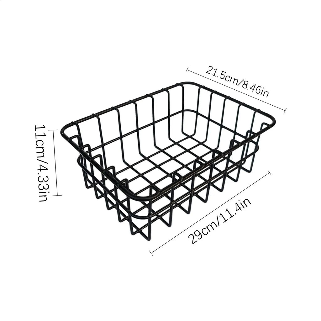 Freezer Baskets Metal Upright Container Refrigerator Basket Cooler