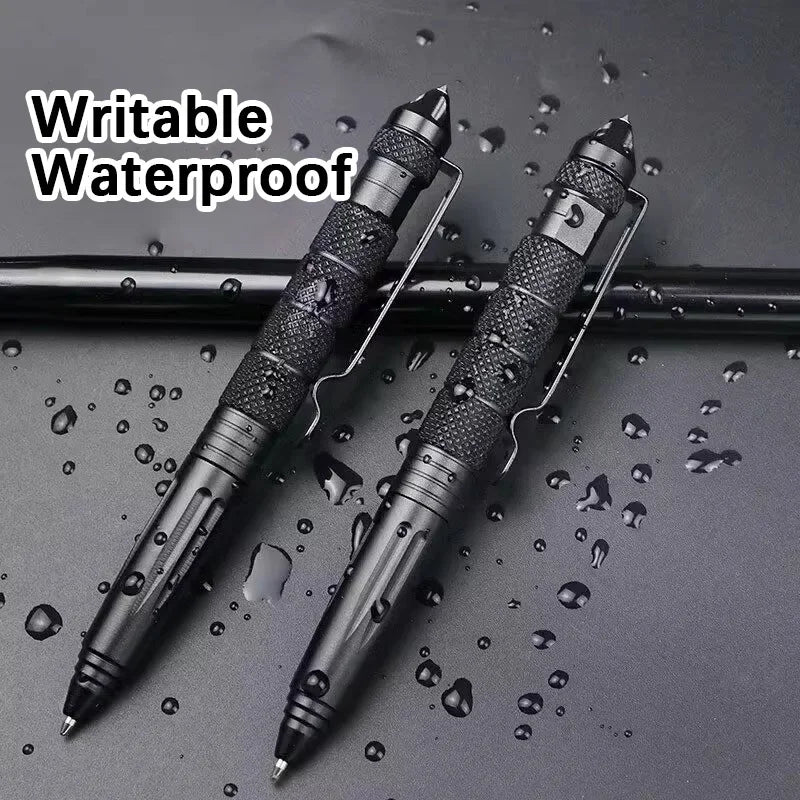 Multi Function Tactical Pen Steel Non Slip Portable Self Defense Zpaxo