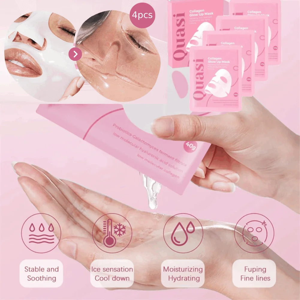 Collagen Niacinamide Overnight Face Mask | Korean Skincare Firming Hydrating Face Mask Zpaxo