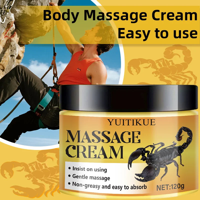 YUITIKUE Body Massage Cream 120g – Moisturizing & Non-Sticky Body Massage Cream Zpaxo