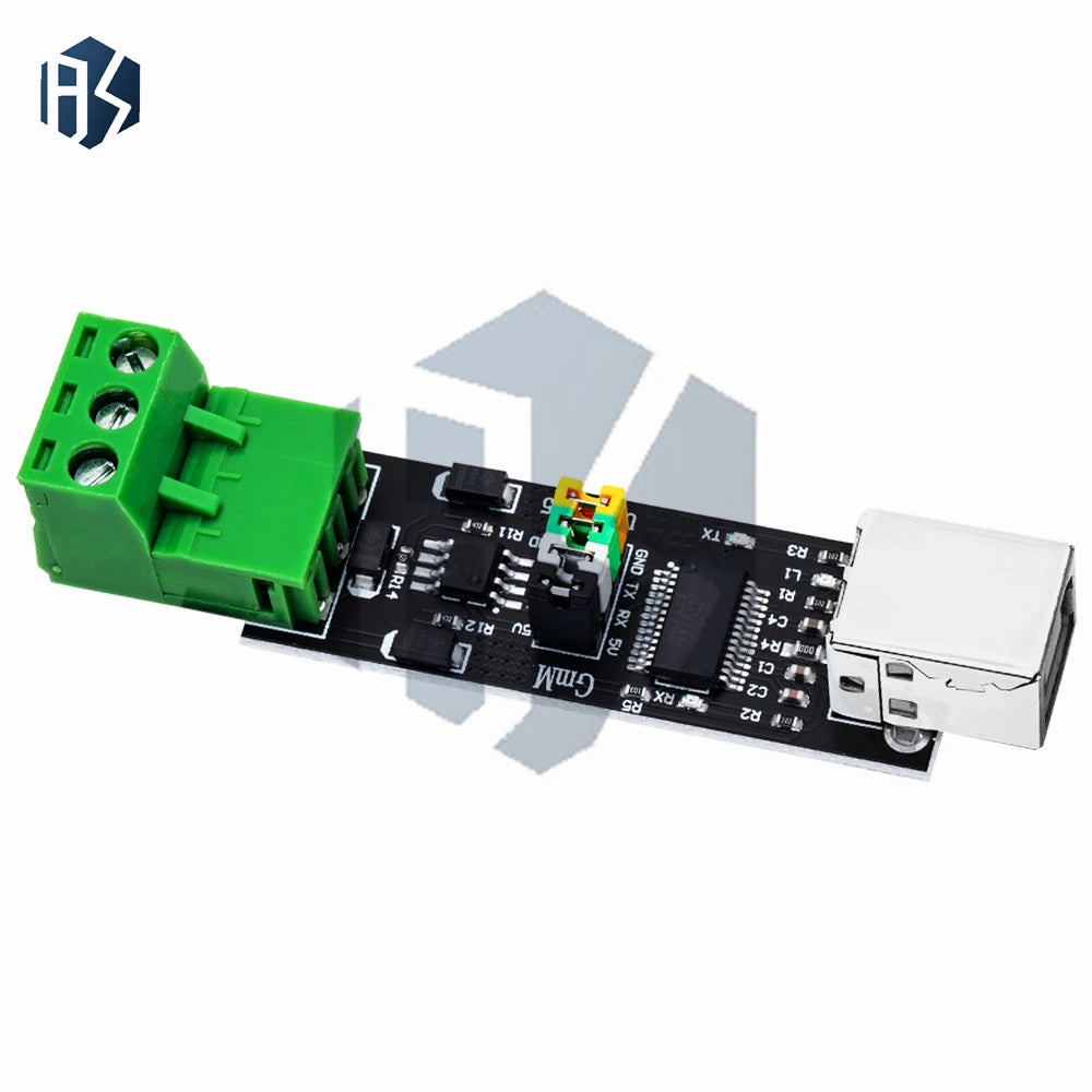 USB TTL RS485 Converter Module 3 3V 5V Dual Voltage Serial Adapter Zpaxo