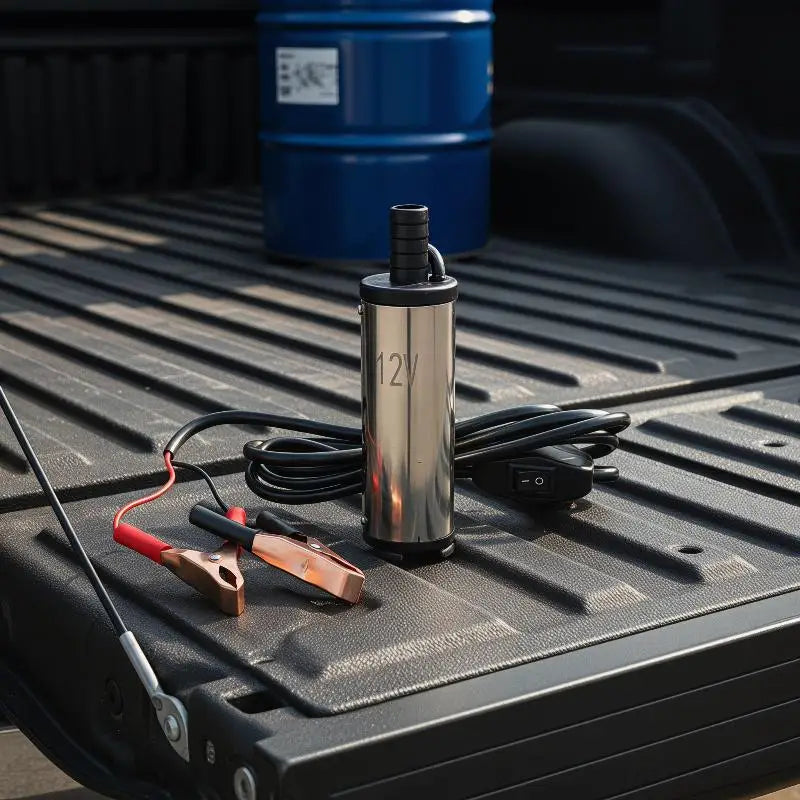 12V/24V DC Portable Electric Fuel Transfer Pump Self-Priming