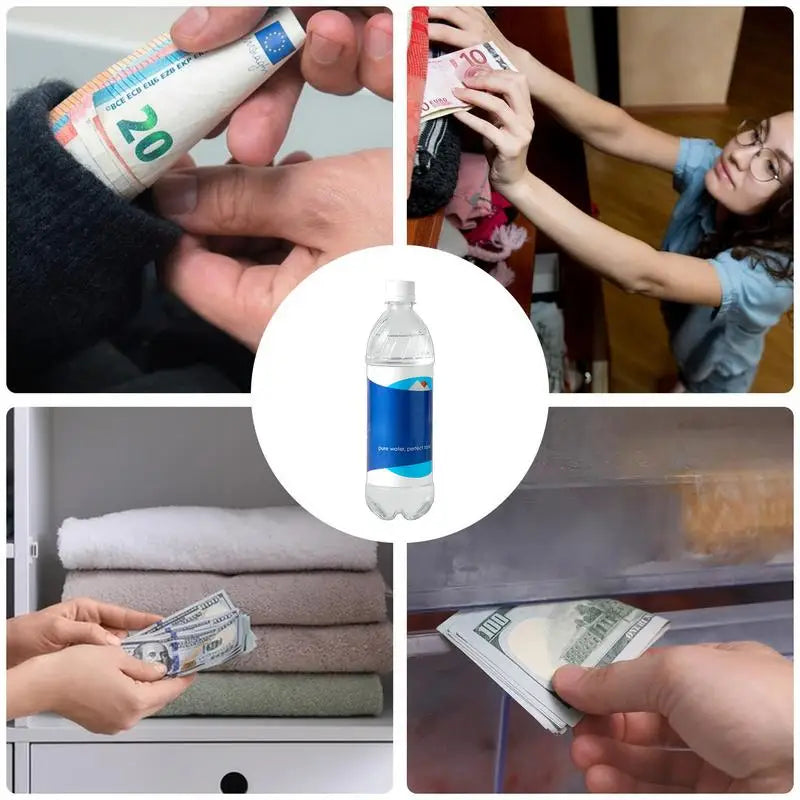 Water Bottle Stash Safe Can Private Money Water Cup Cash Box Hiddens Security Container Stash Safe Box Plastic Stash Jars