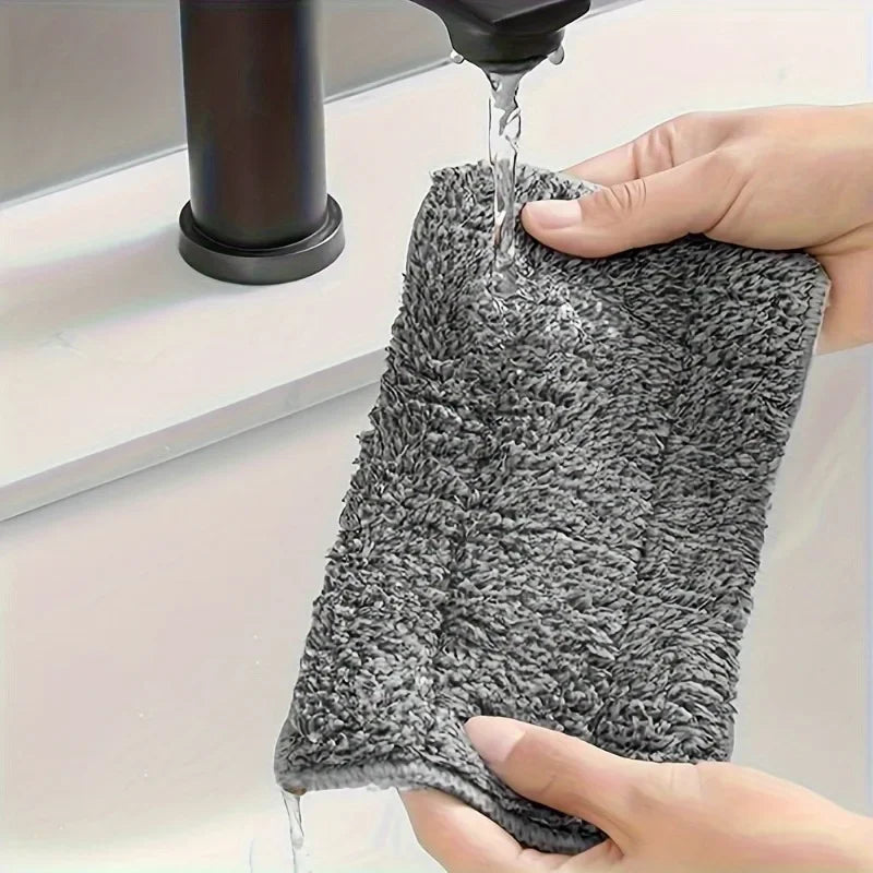 2 Cleaning Brush Handle 1 Microfiber Cloth Easy Slide Scraper Family