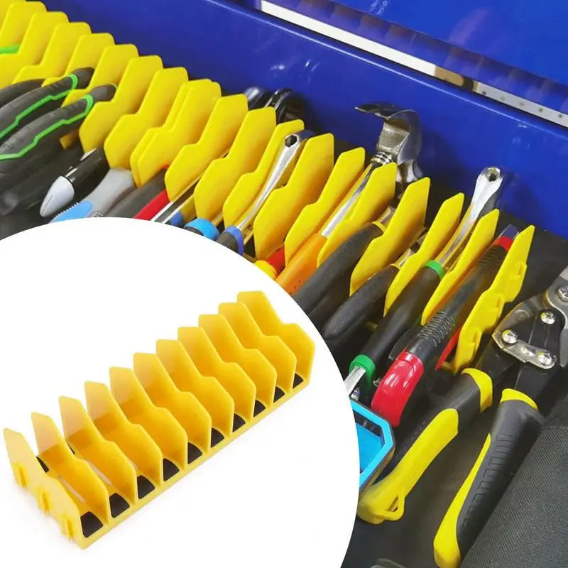 Plier Organizer Holder Cutter 10Slot Pliers Drawer Toolbox Storage
