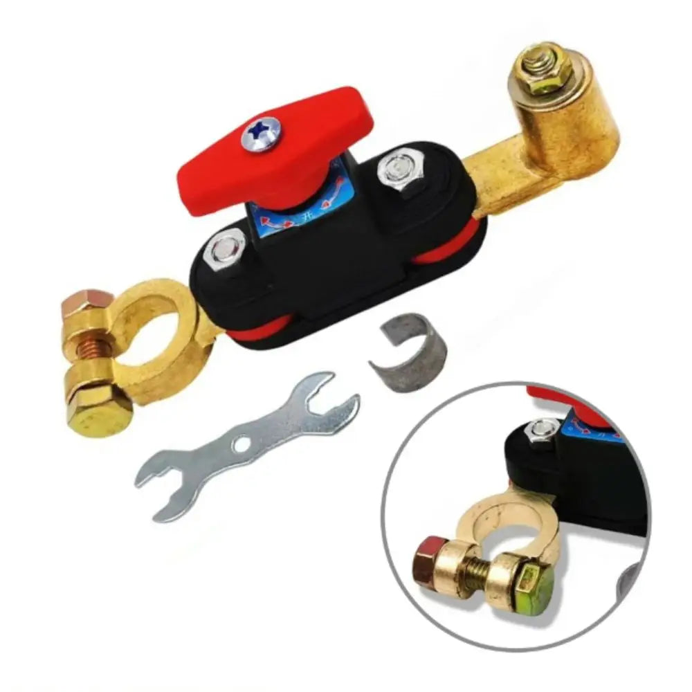 Double-Sided Rotation Battery Disconnect Switch Manual Automatic Leakage Protector Circuit Breaker Anti-Power Off Heavy Duty Zpaxo